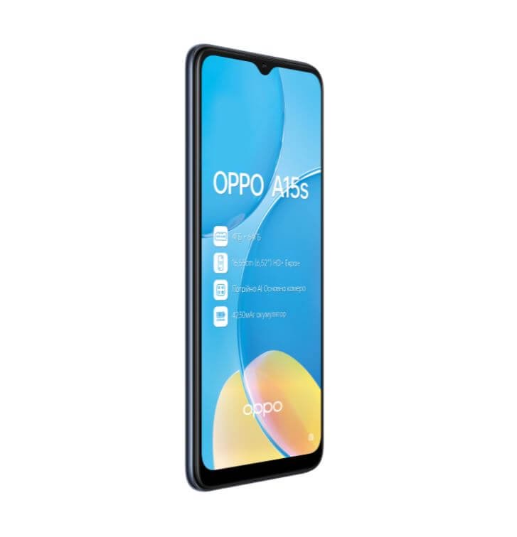 Смартфон Oppo A15S 64 Gb Black купить,NaN