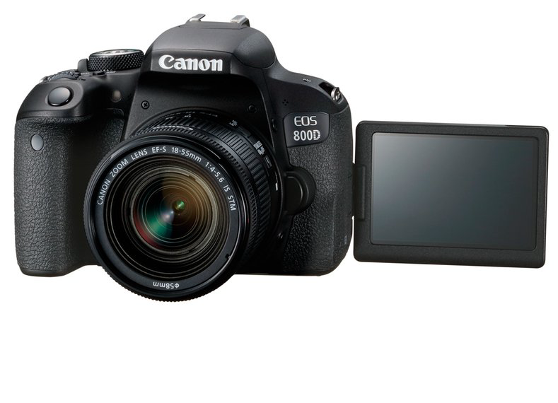 Фотокамера EOS Canon 800D KIT 18-55 IS STM черный купить,NaN