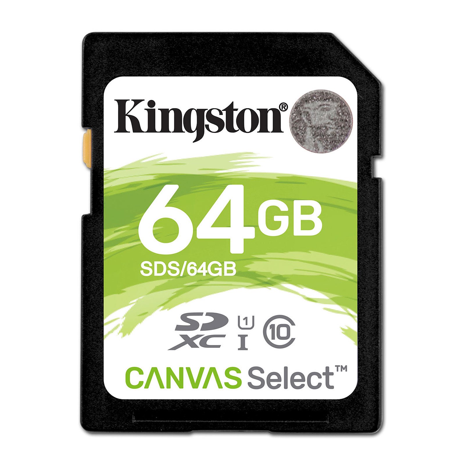 Карта памяти SD 64GB Class 10 U1 Kingston SDS