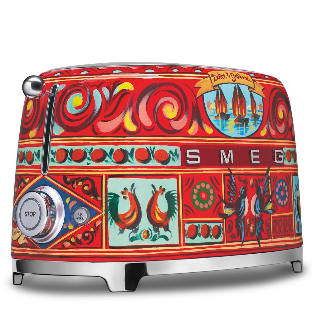 Тостер Smeg TSF01DGEU красный купить,0