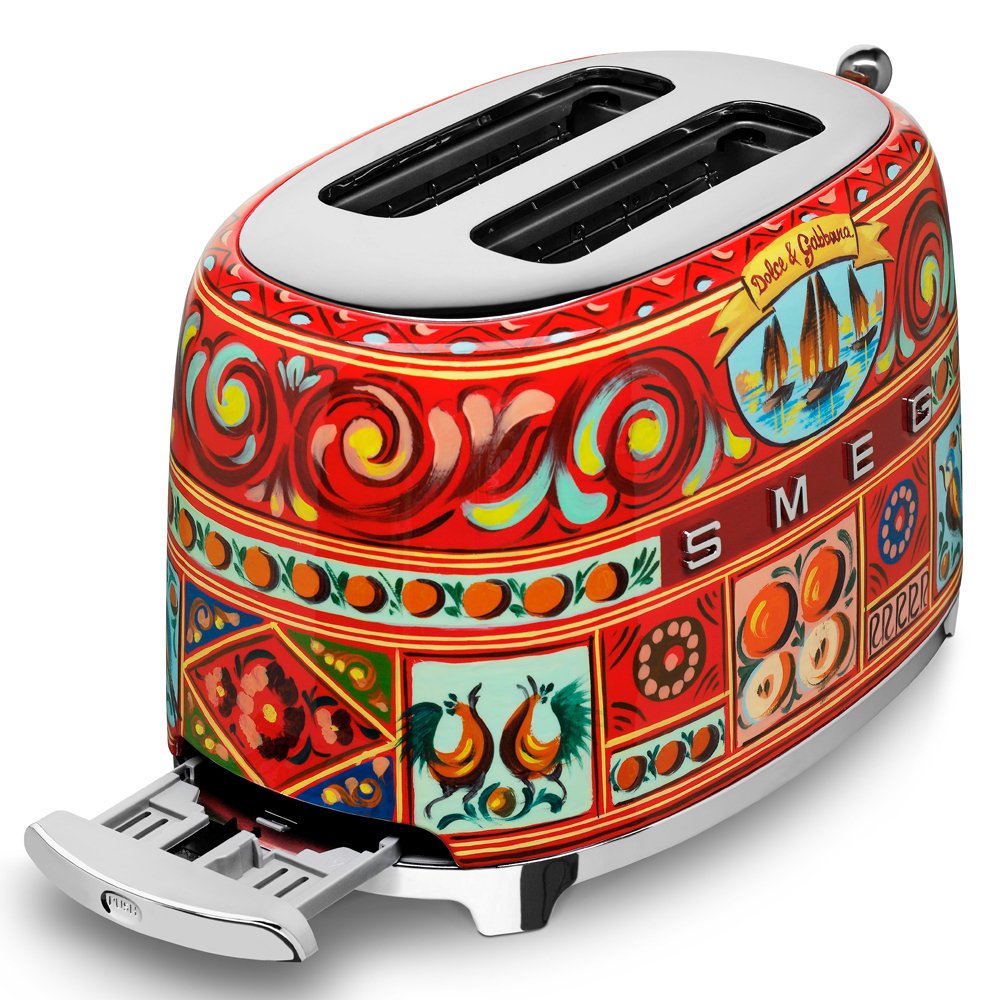 Тостер Smeg TSF01DGEU красный купить,0