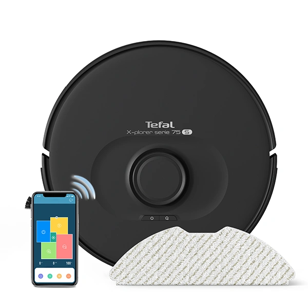Робот-пылесос Tefal RG8575WH черный - ForteMarket Робот-пылесос Tefal RG8575WH черный купить,0