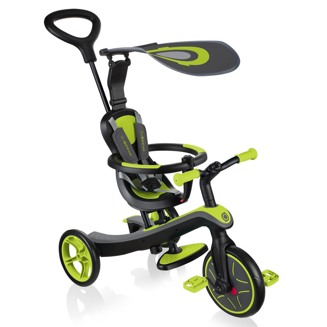 Велосипед Globber Trike Explorer 4 in 1 lime green купить,NaN