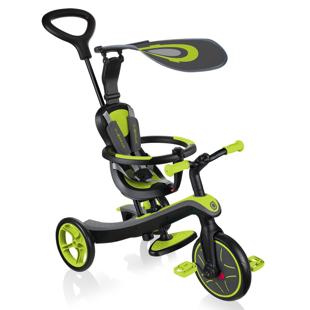 Велосипед Globber Trike Explorer 4 in 1 lime green купить,NaN