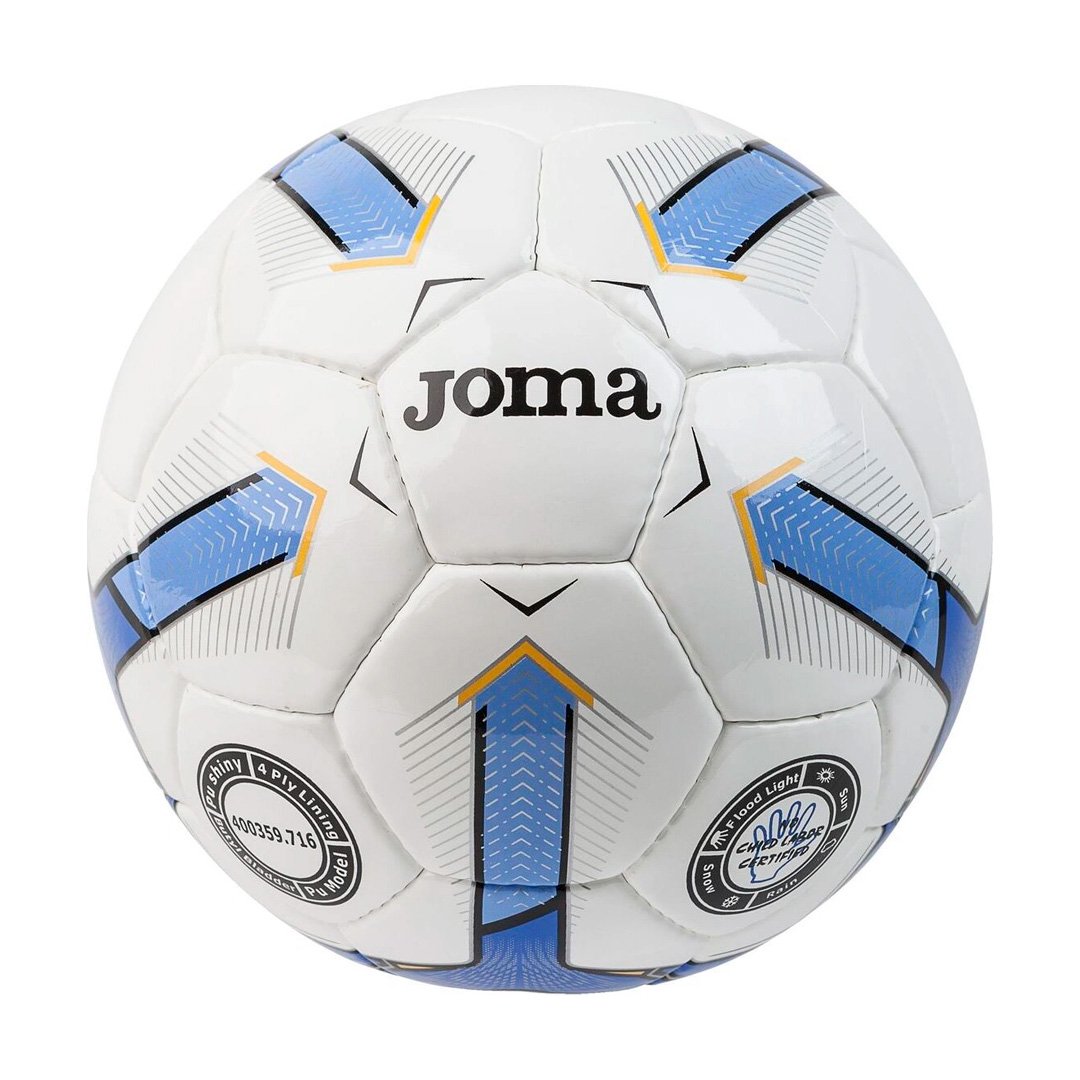 Мяч футбольный Joma Balon Fifa Iceberg II T/5 blanco бело-голубой купить,NaN