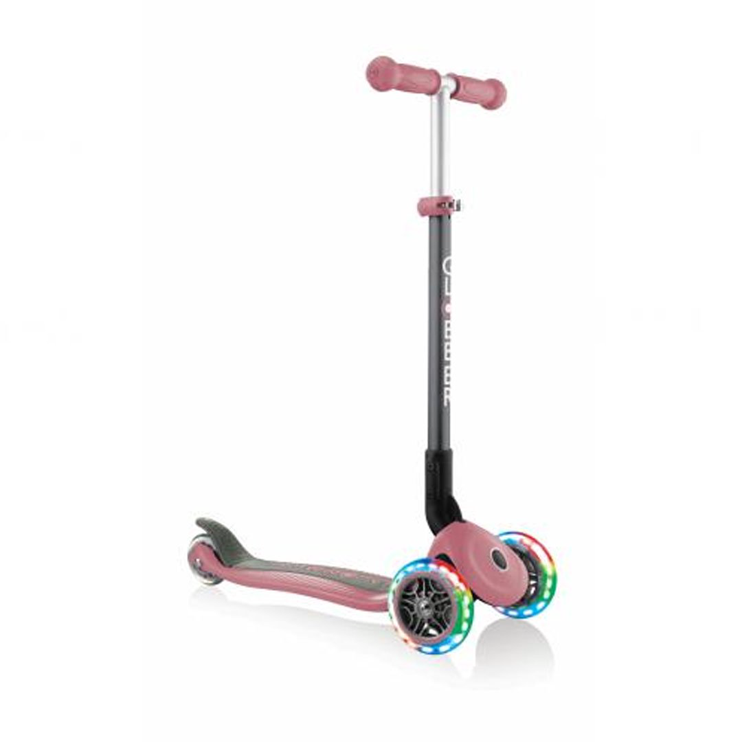 Самокат Globber Primo Foldable Lights deep pink купить,NaN