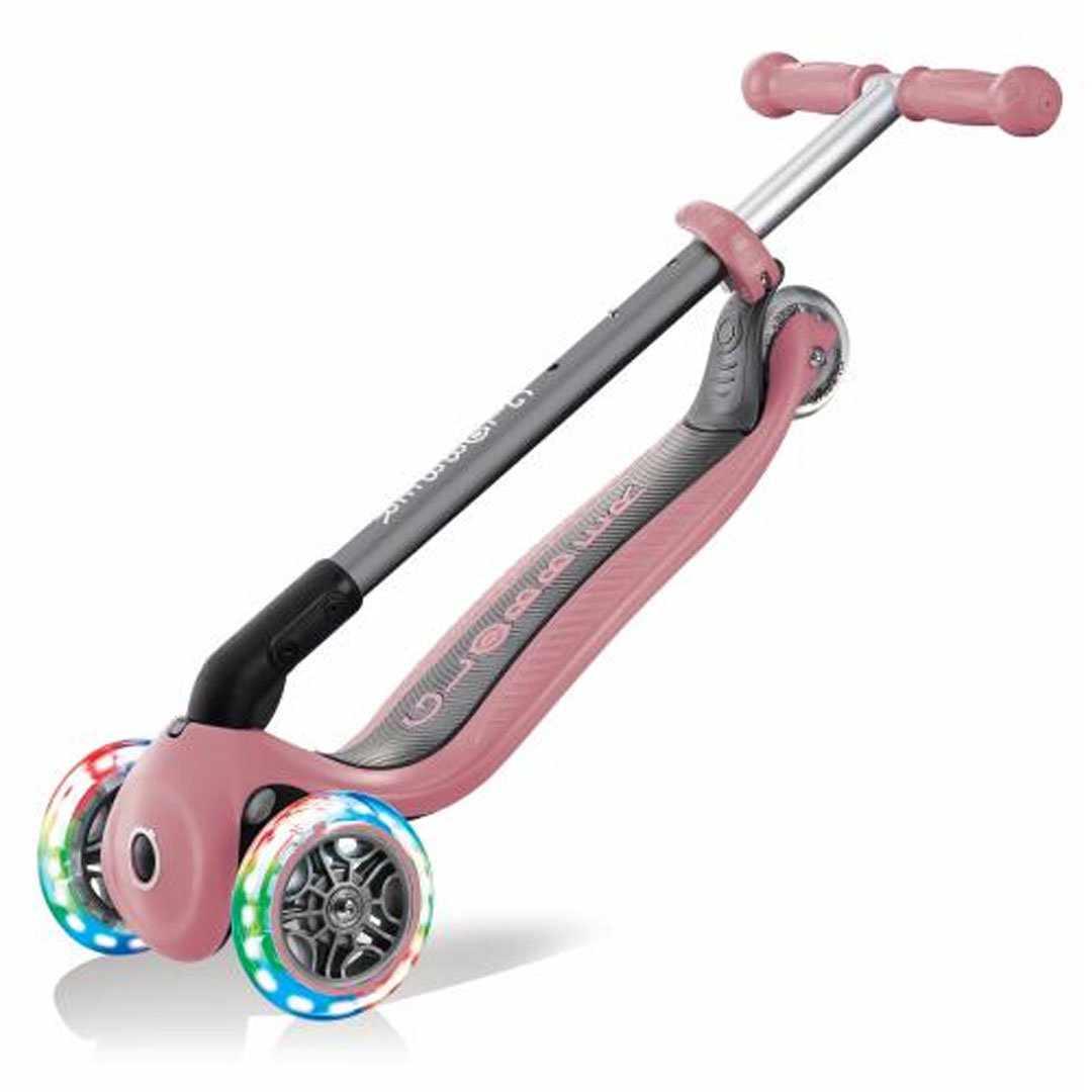 Самокат Globber Primo Foldable Lights deep pink купить,NaN