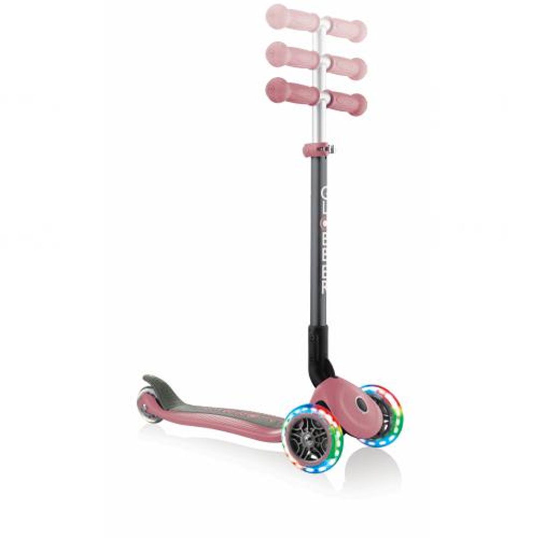 Самокат Globber Primo Foldable Lights deep pink купить,NaN