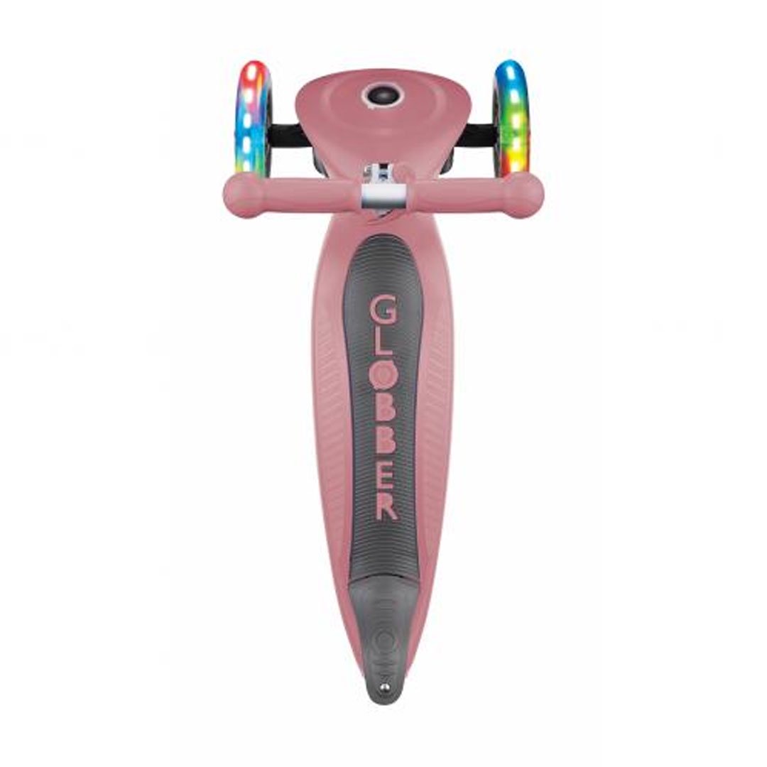 Самокат Globber Primo Foldable Lights deep pink