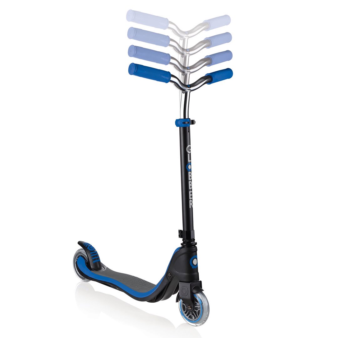 Самокат детский Globber Flow 125 черно-синий