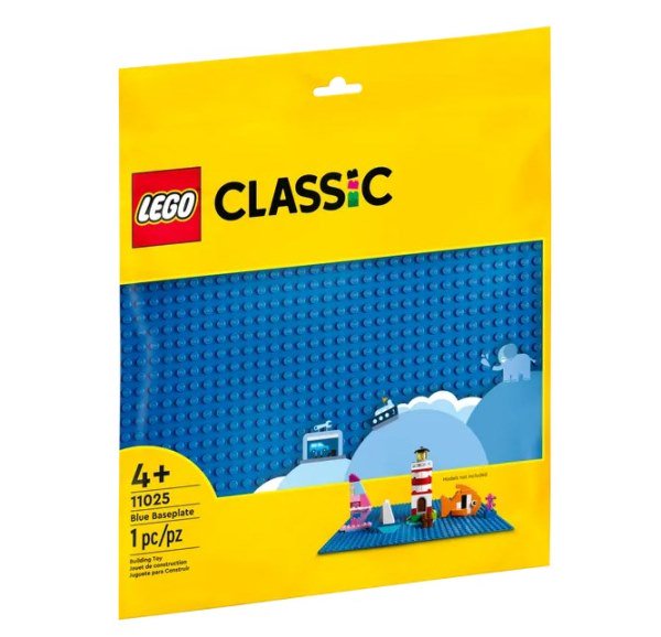 Конструктор Lego Classic Синяя базовая пластина 11025 1 предметов