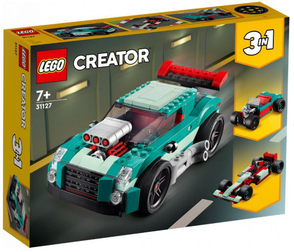 Конструктор Lego Creator Уличные гонки 31127 258 предметов 