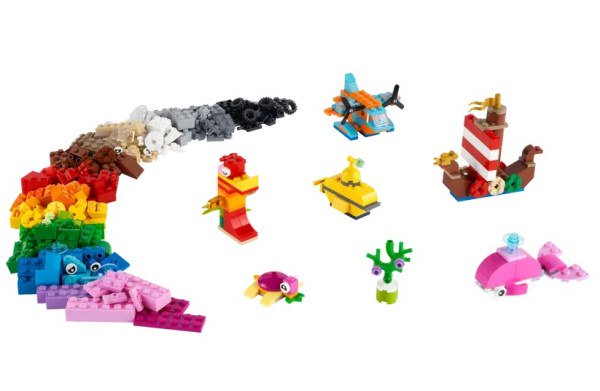 Конструктор Lego Classic Творческое веселье в океане 11018 333 детали
