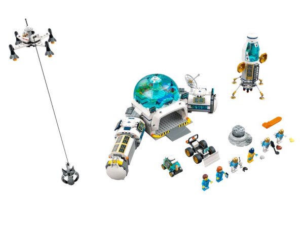 Конструктор Lego City Лунная научная база 60350 786 предметов 