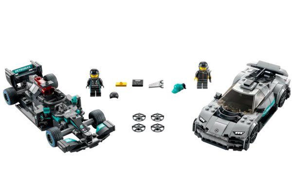 Конструктор Lego Speed Champions Mercedes-AMG F1 W12 E Performance и Mercedes-AMG Project One 76909 564 предмета 