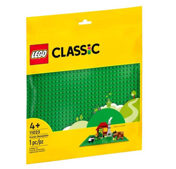 Конструктор Lego Classic Зелёная базовая пластина  11023