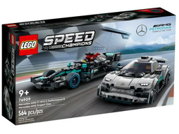 Конструктор Lego Speed Champions Mercedes-AMG F1 W12 E Performance и Mercedes-AMG Project One 76909 564 предмета 