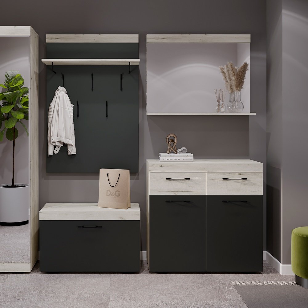 Тумба для обуви DOMA 90x36.80x88 см, ЛДСП, МДФ купить,NaN