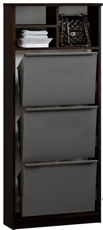 Обувница DOMA 56x20.50x136.5 см, ЛДСП купить,NaN