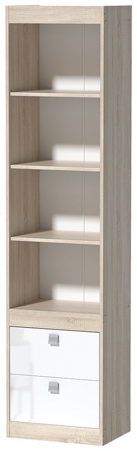 ГМ Стеллаж Галактика, 48.2 смx35.5 смx200 см см, белый, бежевый купить,NaN