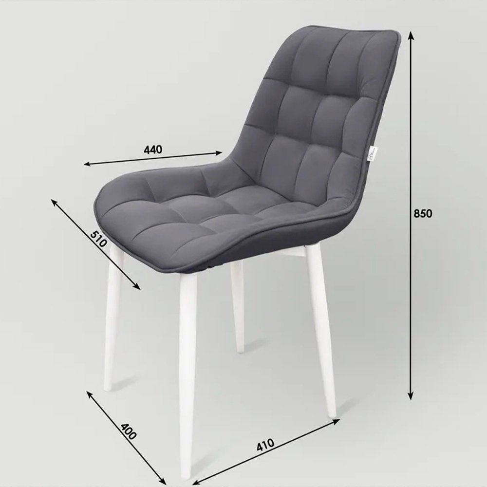 DOMA BOSTON, 85x51x44 см, белый, серый купить,NaN