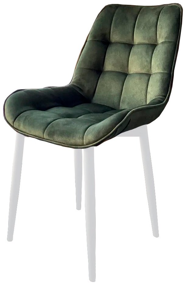 DOMA BOSTON, 85x51x44 см, белый, темно-зеленый купить,NaN