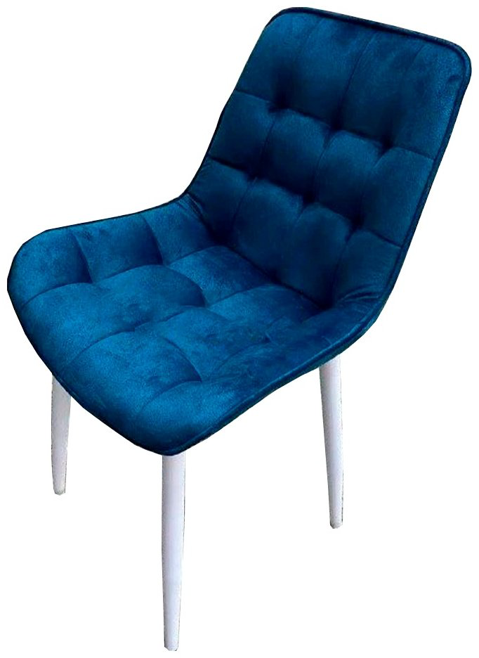 Стул DOMA BOSTON, 85x51x44 см, белый, синий купить,NaN