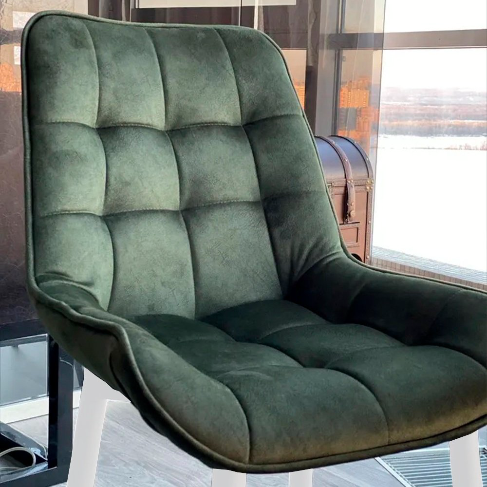 DOMA BOSTON, 85x51x44 см, белый, темно-зеленый купить,NaN