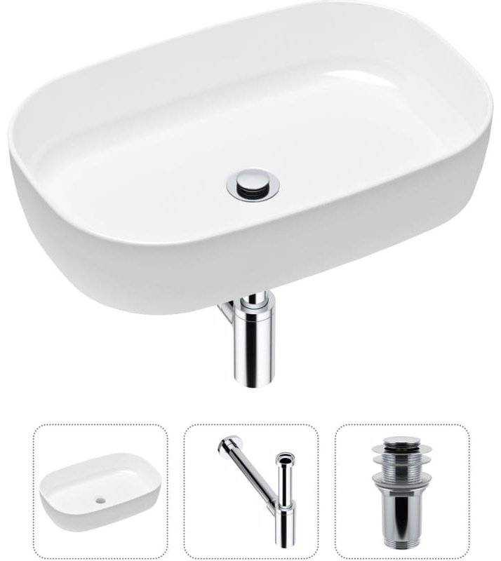 Раковина Lavinia Boho Bathroom Sink 21520059 накладная овальная 35.5, фарфор