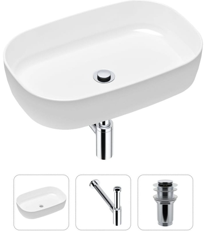 Раковина Lavinia Boho Bathroom Sink 21520059 накладная овальная 35.5, фарфор