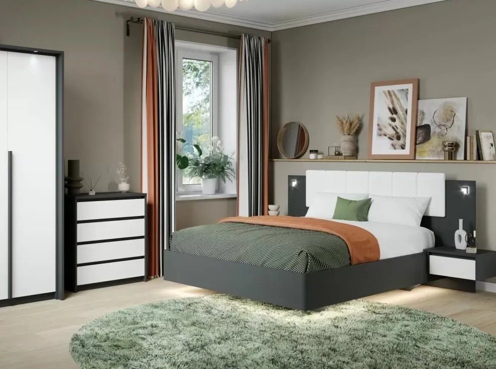 Тумба IMPERIAL Мишель, 47x35x22 см, белый, серый купить,NaN