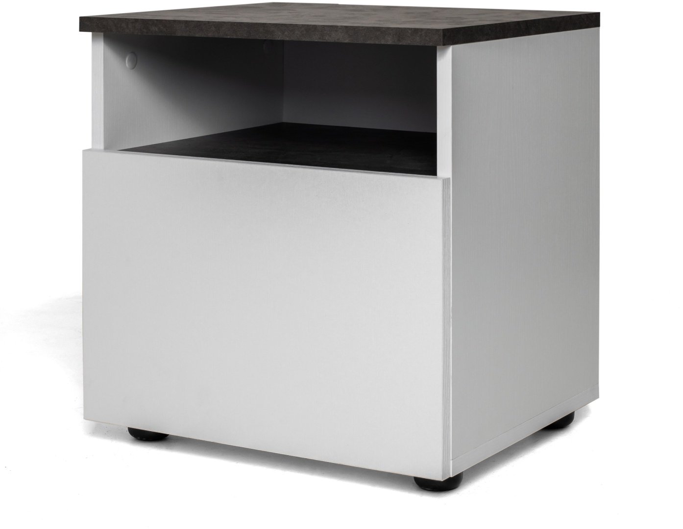 Тумба Ереке Мебель Lotos HM S, 43x39x36 см, белый, черный купить,NaN