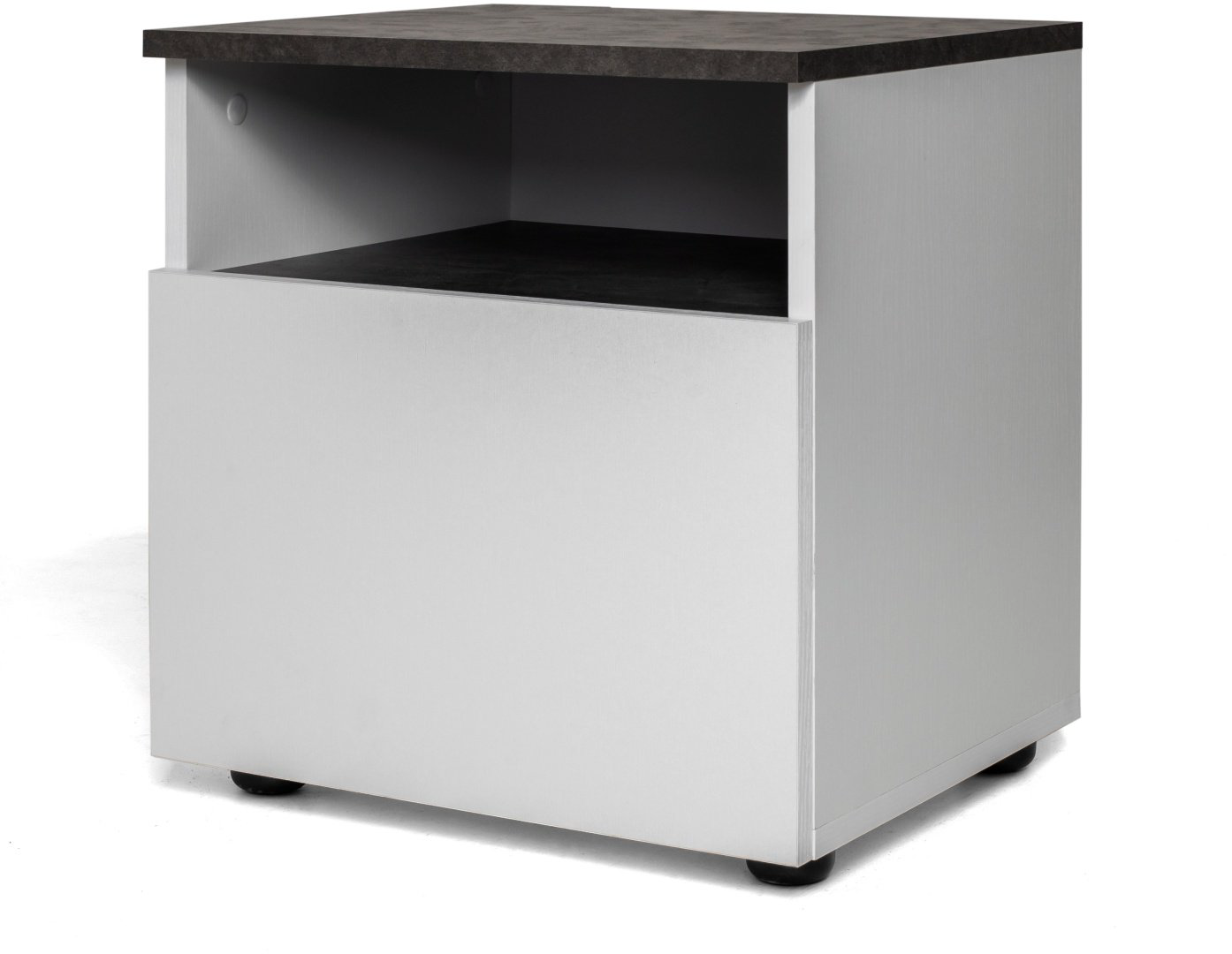 Тумба Ереке Мебель Lotos HM S, 43x39x36 см, белый, черный купить,NaN