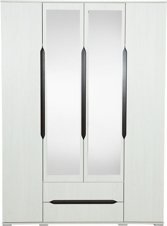 Распашной шкаф Prestige Шкаф Валенсия 4д, 160x220х50 см, белый купить,NaN