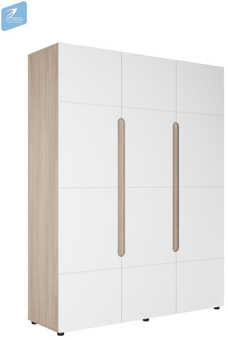Распашной шкаф Стиль ПАЛЕРМО-3 ШК-011, 160x207х50 см, белый купить,NaN
