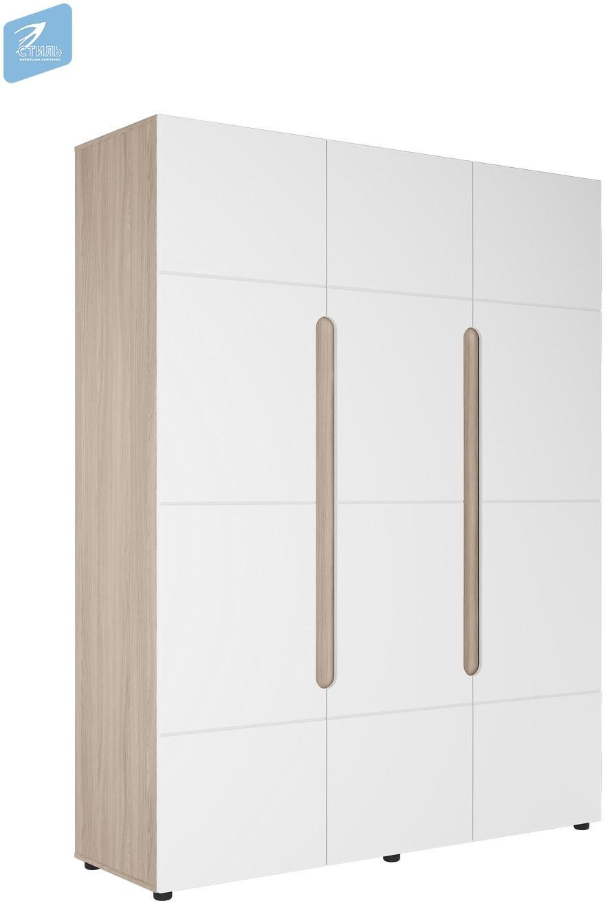 Распашной шкаф Стиль ПАЛЕРМО-3 ШК-011, 160x207х50 см, белый купить,NaN