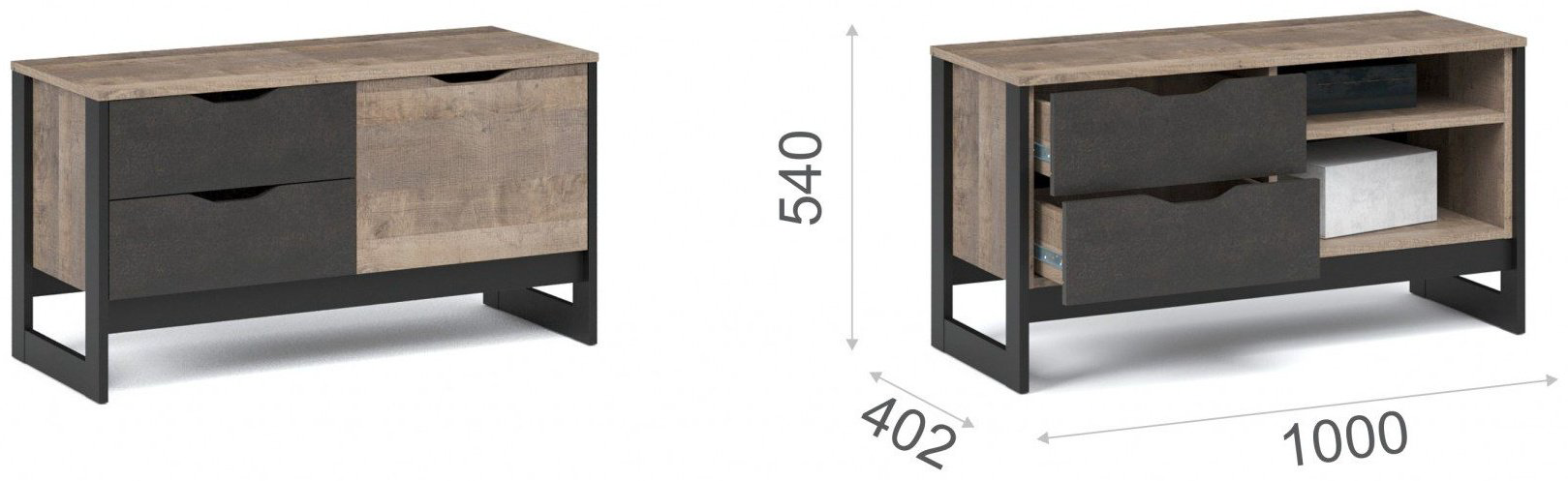 Тумба для обуви IMPERIAL 100x40x54 см, ЛДСП купить,NaN