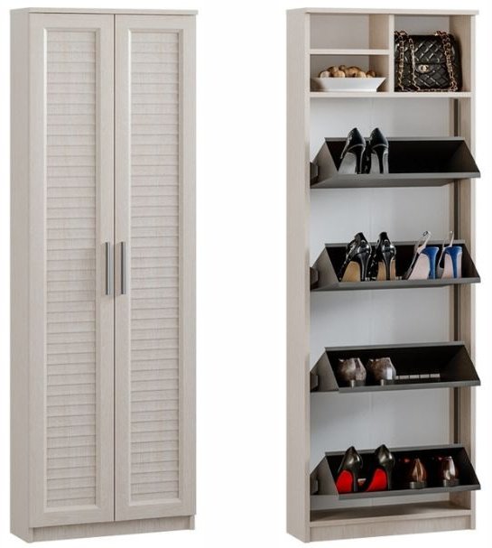 Обувница DOMA 56x20.50x170 см, ЛДСП купить,NaN