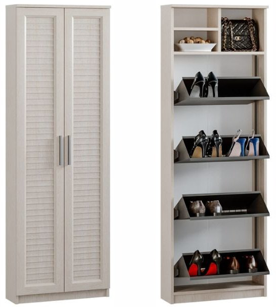 Обувница DOMA 56x20.50x170 см, ЛДСП купить,NaN