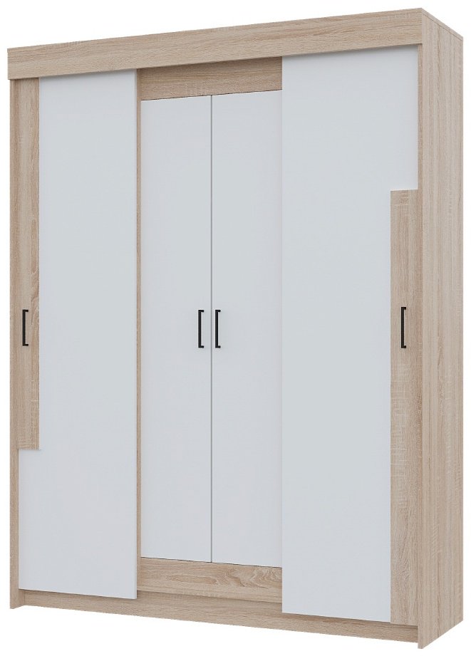 Шкаф-купе DOMA VICTOR, 160x210х52 см, белый купить,NaN