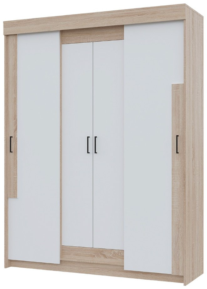 Шкаф-купе DOMA VICTOR, 160x210х52 см, белый купить,NaN