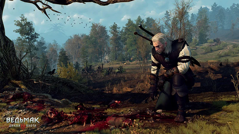 Игра для PS4 Ведьмак 3 Дикая Охота Игра года купить,0