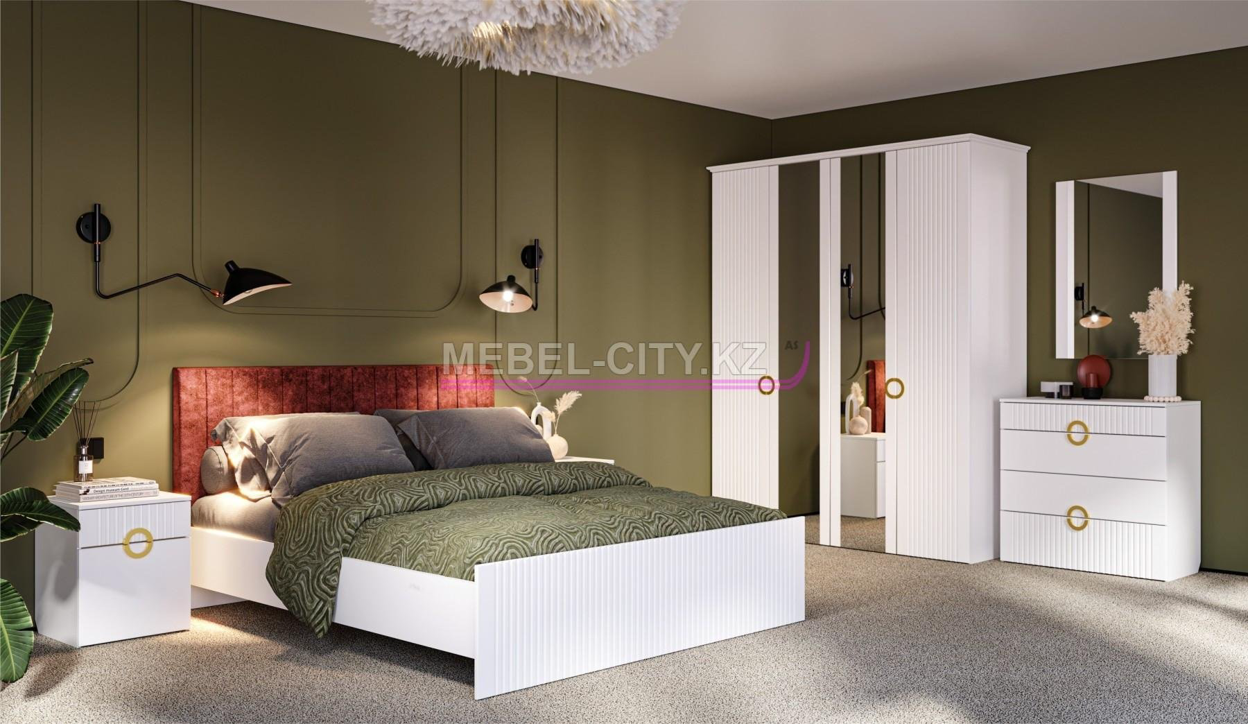 Распашной шкаф IMPERIAL 584 Миа, 176.5x221х67 см, белый купить,NaN