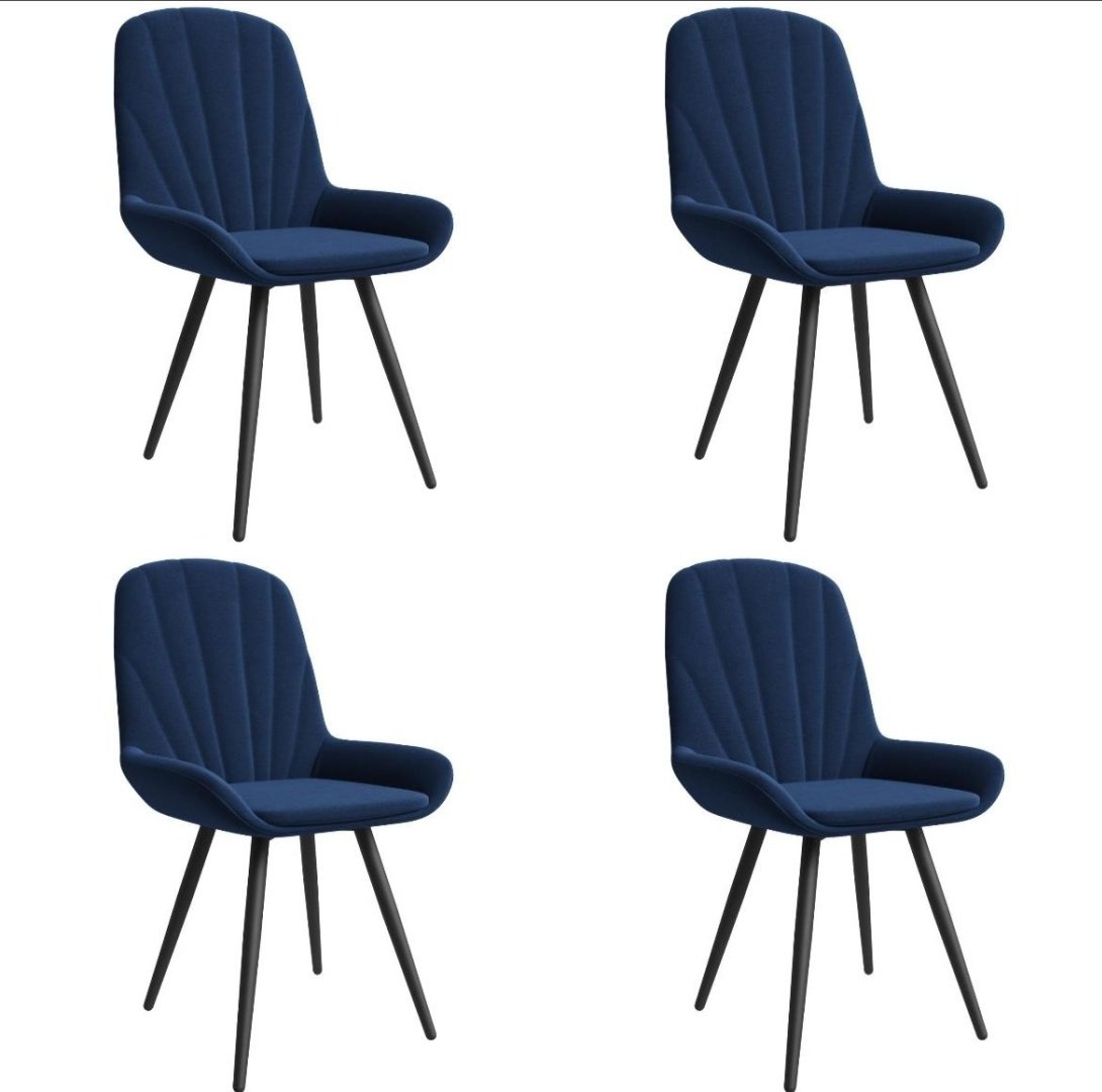 Комплект стульев DOMA Стул U-93, 93x54x57 см, синий