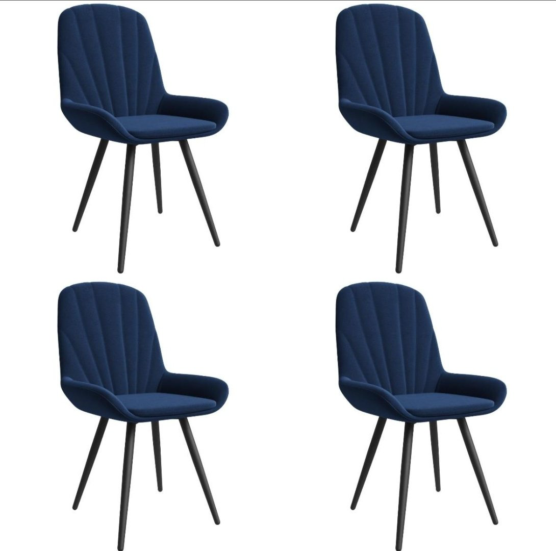 Комплект стульев DOMA Стул U-93, 93x54x57 см, синий купить,NaN