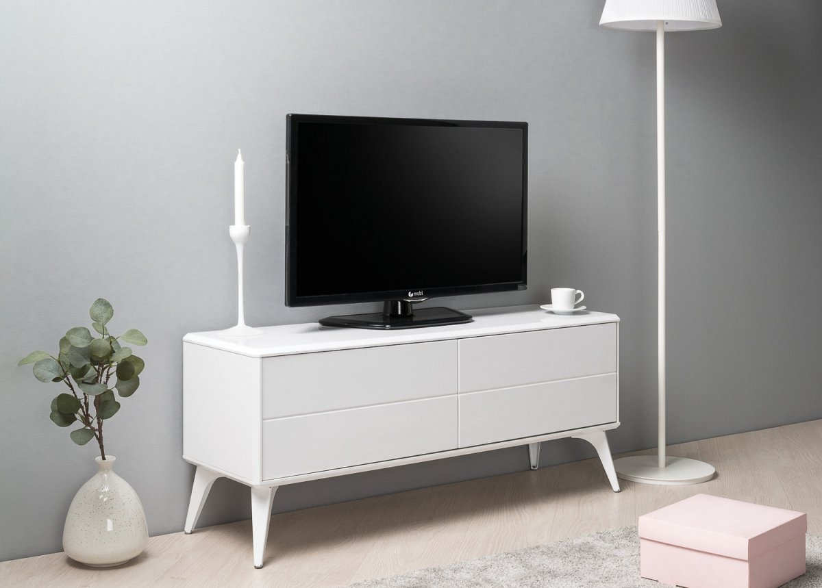 ТВ-тумба напольная DOMA SP-108 Тумба ТВ , 108x45x33 см, белый купить,NaN