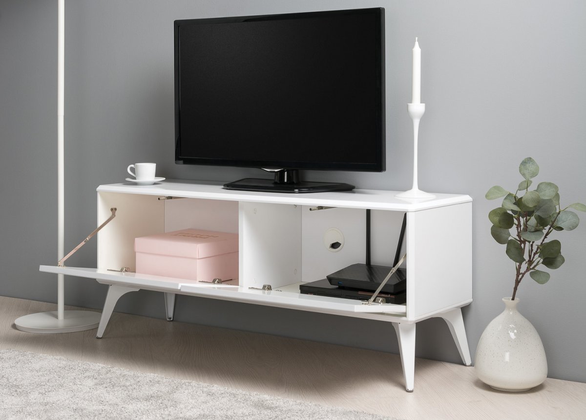 ТВ-тумба напольная DOMA SP-108 Тумба ТВ , 108x45x33 см, белый купить,NaN