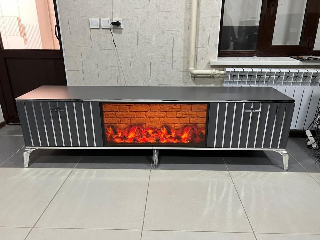 ТВ-тумба напольная DOMA ORIN-2M 849561, 200x56x41 см, серый купить,NaN