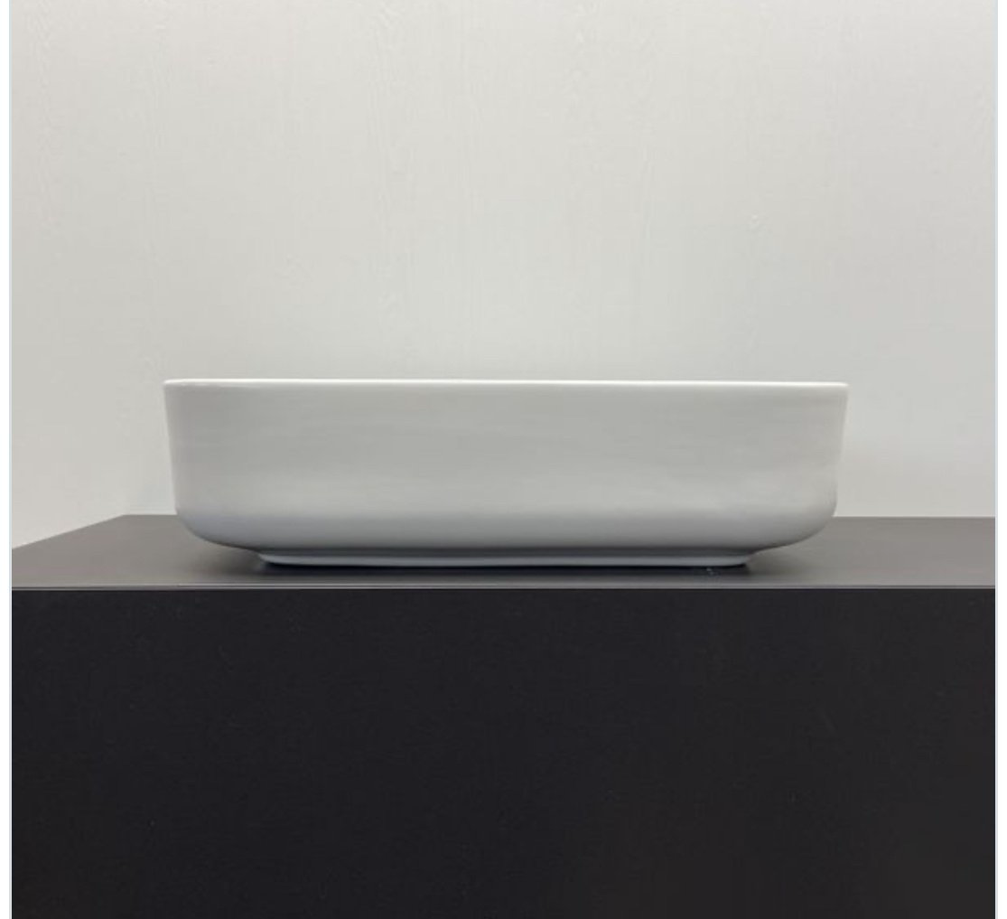 Раковина Comforty T-Y9378MW накладная прямоугольная 50, санфарфор купить,103300