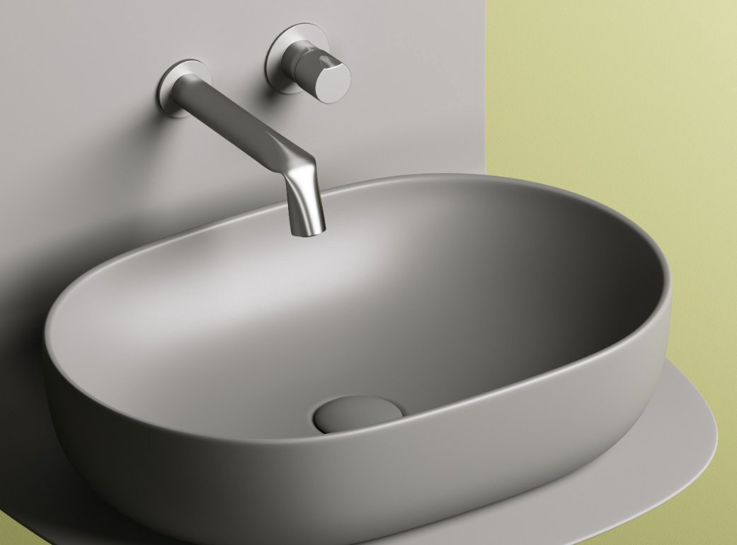 Раковина Ceramicanova CN6047MH накладная овальная 60, санфарфор купить,283000
